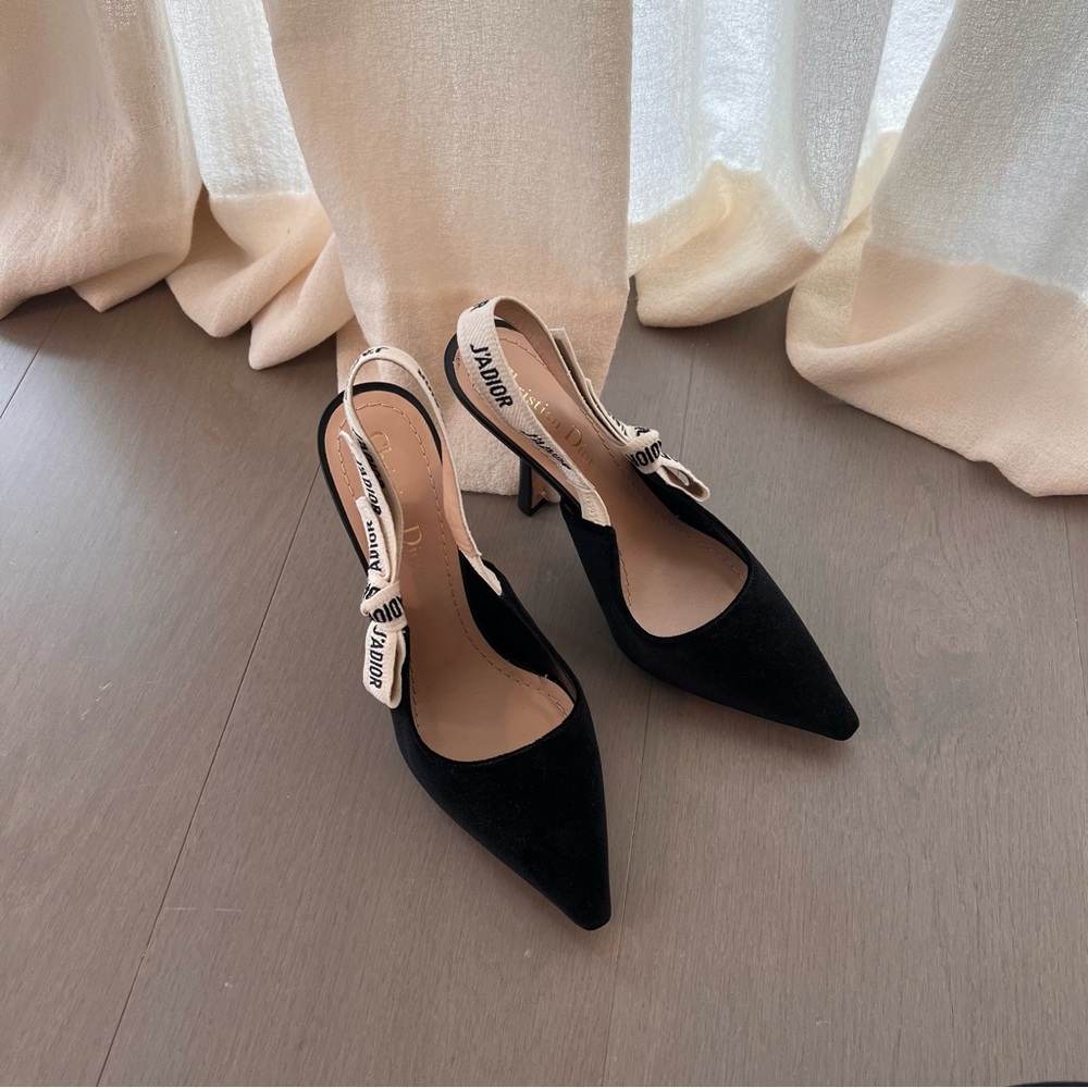 Dior Black Slingbacks